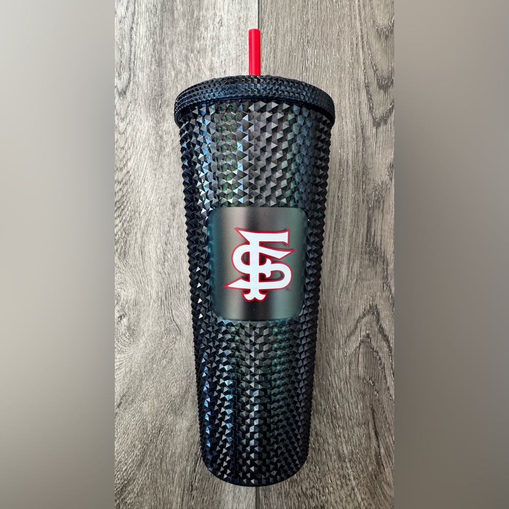 New Starbucks Fresno State University Studded Tumbler 24oz Venti Cold Drink Cup